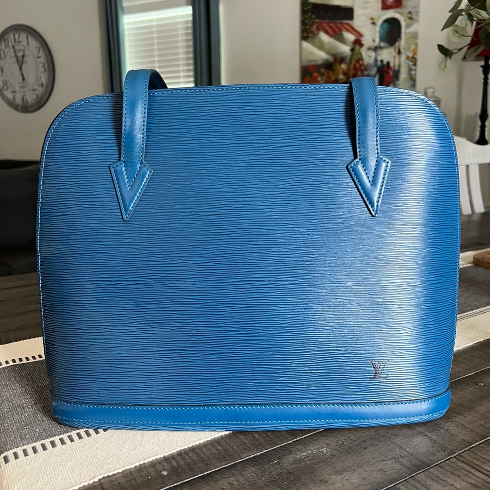 Louis Vuitton Torpedo Blue Shoulder Bag